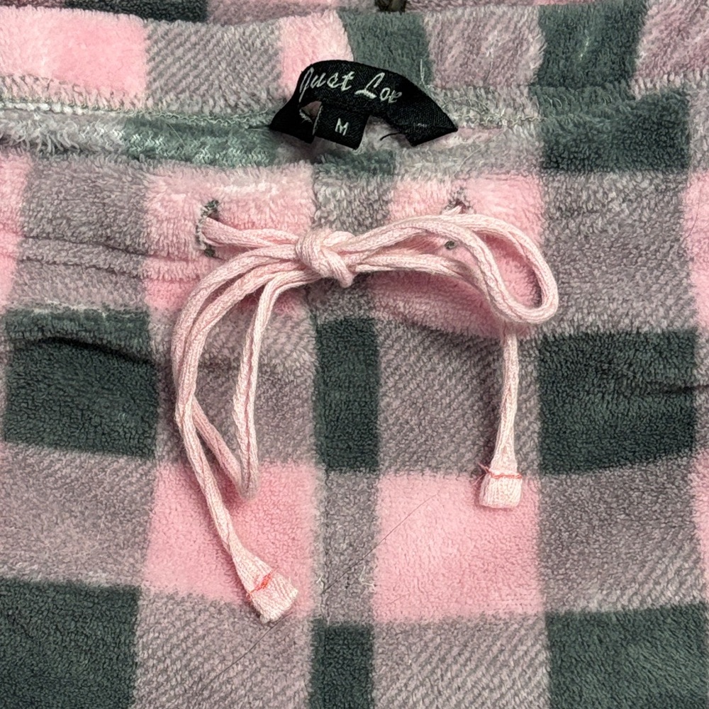 Cozy Plaid Pajama Pants - Picture 3 of 4